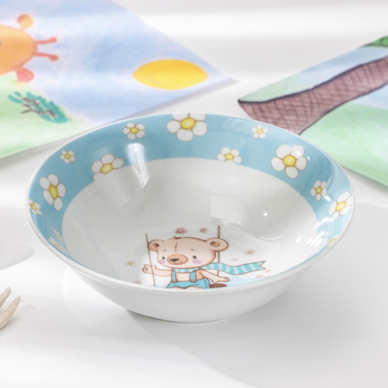 Набор детской посуды Доляна «Мишка», 3 предмета