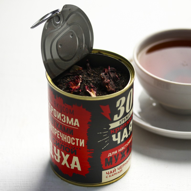Чай чёрный с каркаде «30 кружек»: с каркаде, 60 г