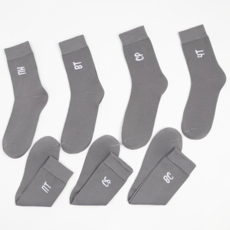 Набор мужских носков "Носки с респектом" 7 пар