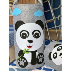   Корзина для игрушек «Панда» из фетра  