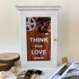 Ключница настенная "Think less, Love more"