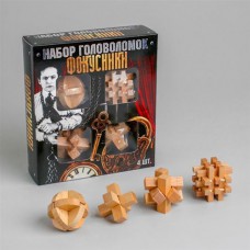 Набор деревянных головоломок «Фокусники»