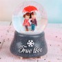 Снежный шар с музыкальной шкатулкой "True love"