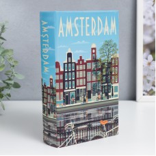 Сейф книга дерево "Amsterdam"